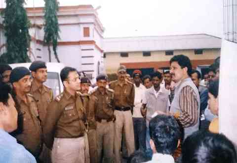 Sir Ratna Sanjay (I.P.S.), S.P., Muzaffarpur, Bihar