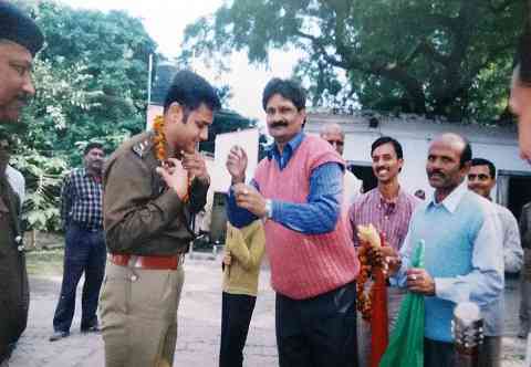 Sir Ratna Sanjay (I.P.S.), S.P., Muzaffarpur, Bihar