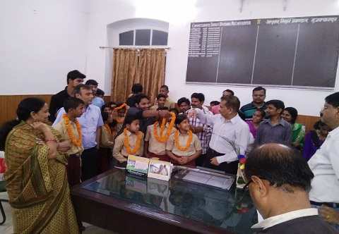Visited by Sir Arun Kumar Singh, Assistant Director for Social Security, Go