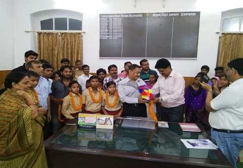 Celebrated farewell party of Atul Prasad (I.A.S.) Divisional Commissioner. 