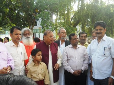 Dr Amrendra Narayan Yadav (Vice Chancellor) Bihar University, Uday Shankar 