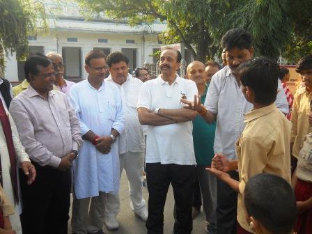 Dr Amrendra Narayan Yadav (Vice Chancellor) Bihar University, Uday Shankar 