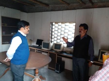 School being Inspected by, Mr. Manoj Kumar (B.A.S) Asst. Director Social Se