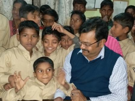 School being Inspected by, Mr. Manoj Kumar (B.A.S) Asst. Director Social Se