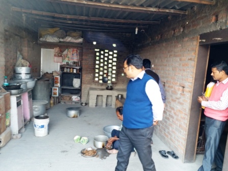 School being Inspected by, Mr. Manoj Kumar (B.A.S) Asst. Director Social Se