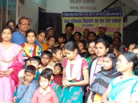 World disabled day programm, Cheif Guest- A.C Gayni (Police Inspector Muzaf