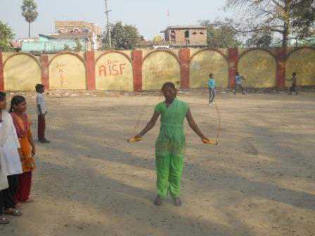 Student Playing