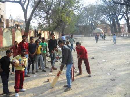 Student Playing