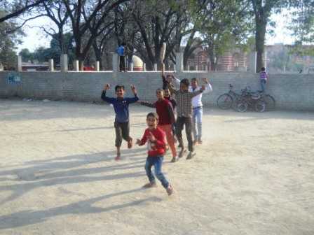 Student Playing