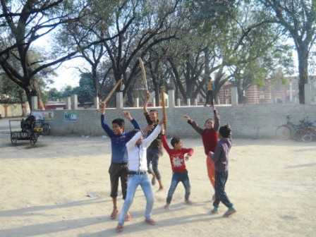 Student Playing