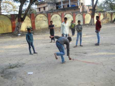 Student Playing