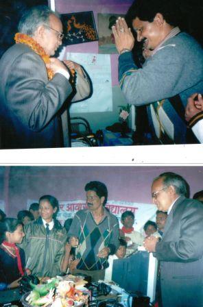 Sir Arvind Pandey DIG Muzaffarpur And Sir Prabhat Kumar Sah (DDC Muz.)