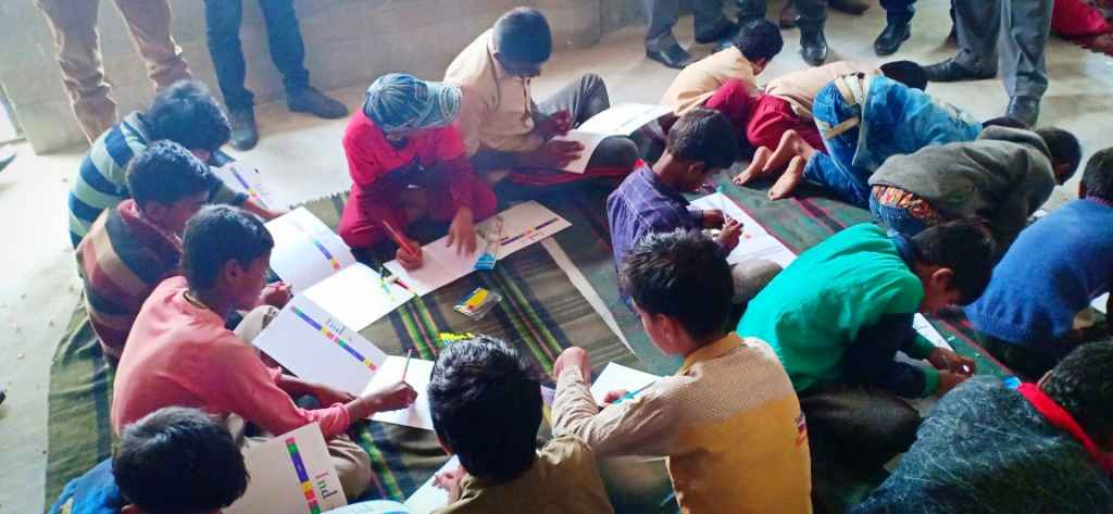 Games & painting Programm by our organization