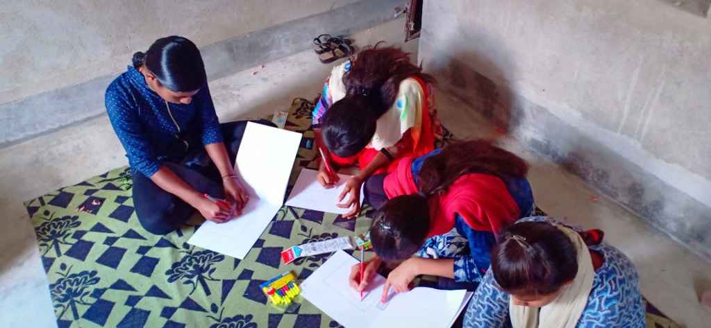Games & painting Programm by our organization