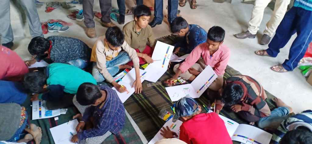 Games & painting Programm by our organization