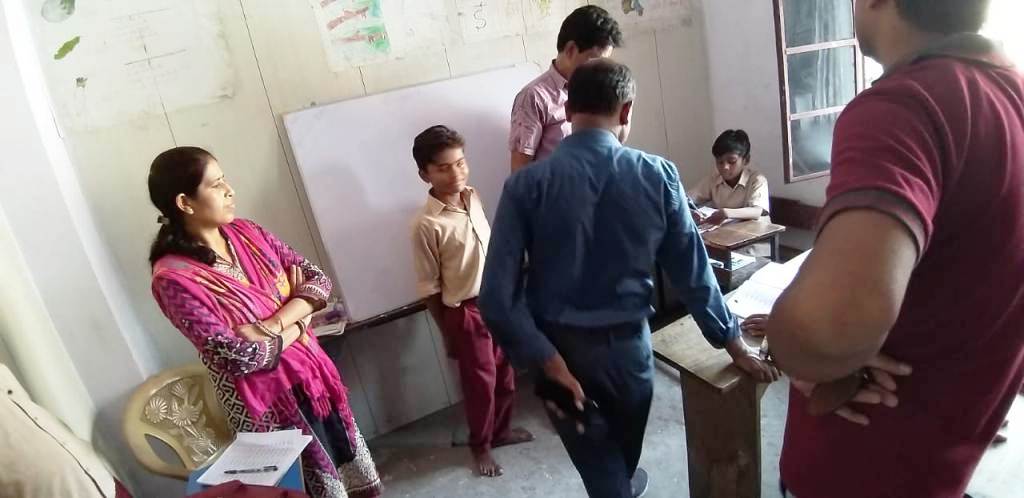 Organization Inspection by Sir Brajbhushan Kumar Assistant Director Social 